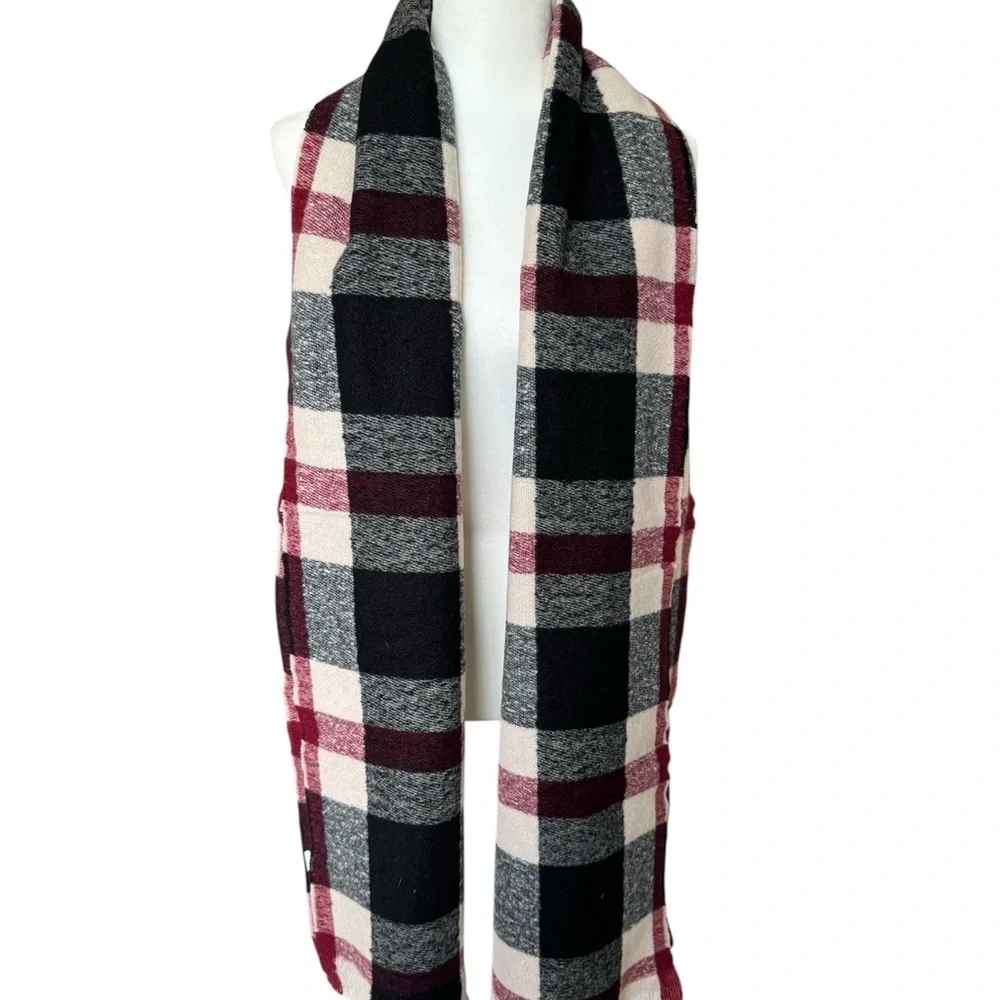 Plaid Oversized Blanket Scarf